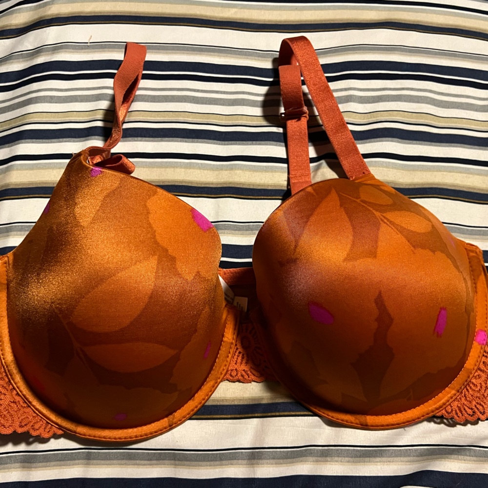 Auden 38DD orange bra